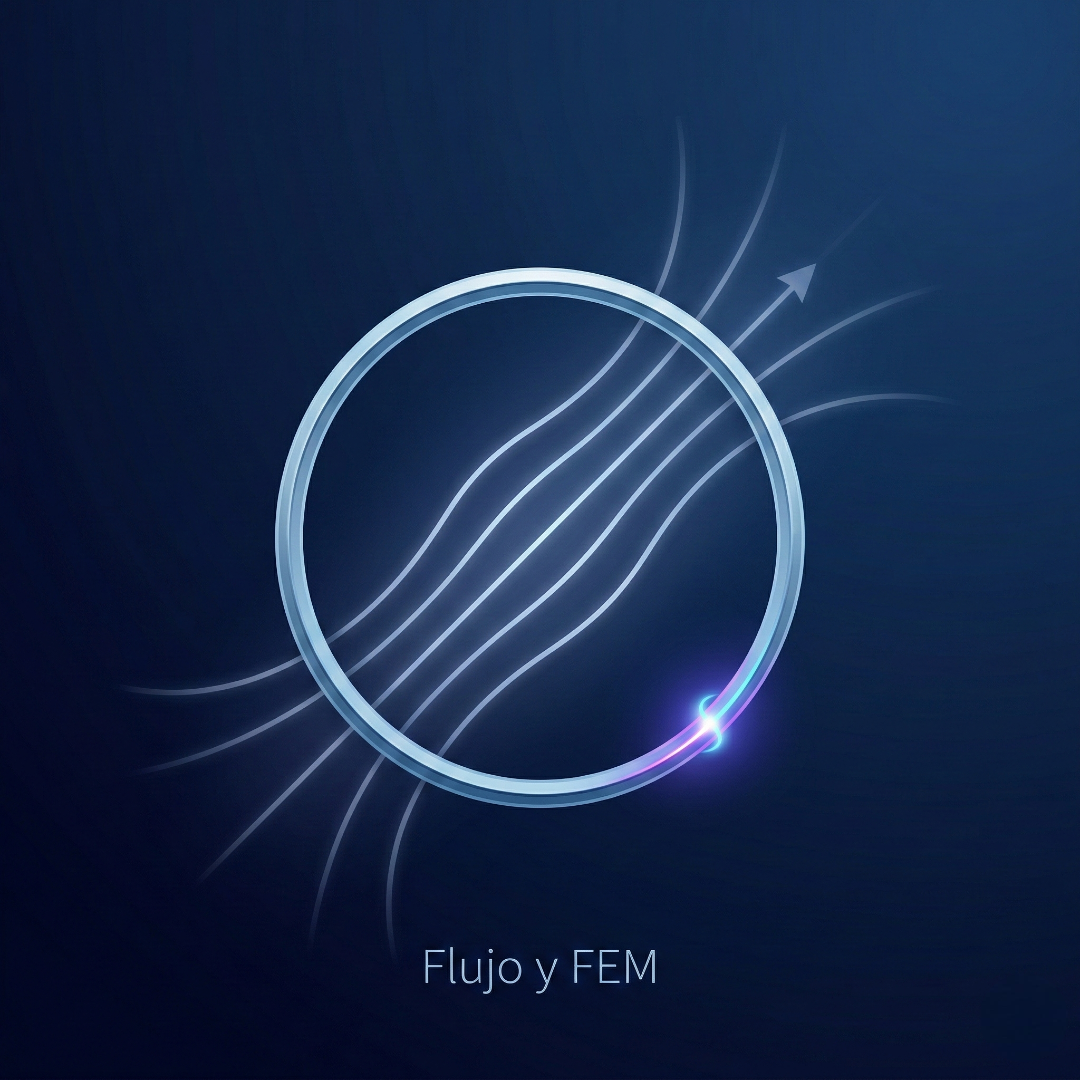 Ilustración para Simulador de Inducción en Espiras (Faraday–Lenz)